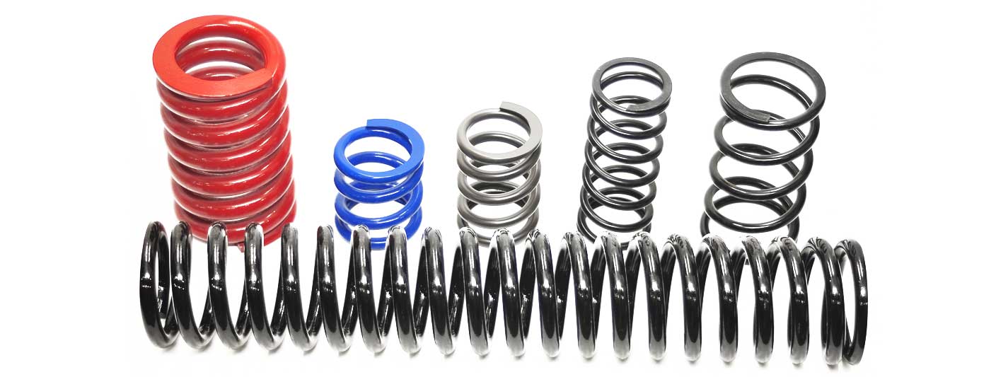 colourful coil springs
